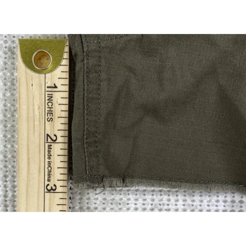 Vuori Ripstop Shorts Women's XS Green Raw Hem 3" Inseam - Picture 5 of 6